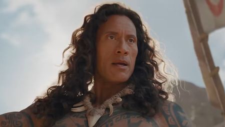 Dwayne Johnson, aka The Rock, is shown as Maui in the trailer for the live-action remake of Moana.