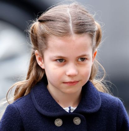 Princess Charlotte of Cambridge attends a Service of Thanksgiving for the life of Prince Philip, Duke of Edinburgh