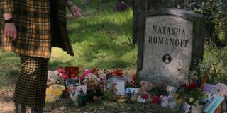 Natasha Romanoff grave stone in Black Widow