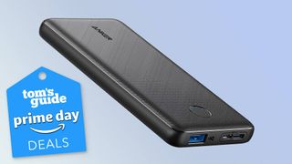 Anker PowerCore Slim portable charger with a Tom's Guide deal tag