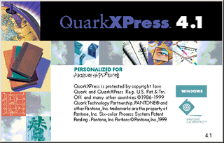 Quark Xpress v4.1
