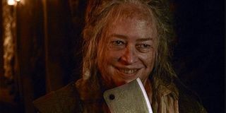 Kathy bates as a reenactor in American Horror Story: Roanoke