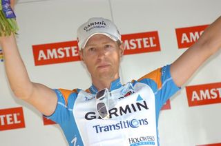 Ryder Hesjedal (Garmin-Transitions) took second in the Amstel Gold Race.