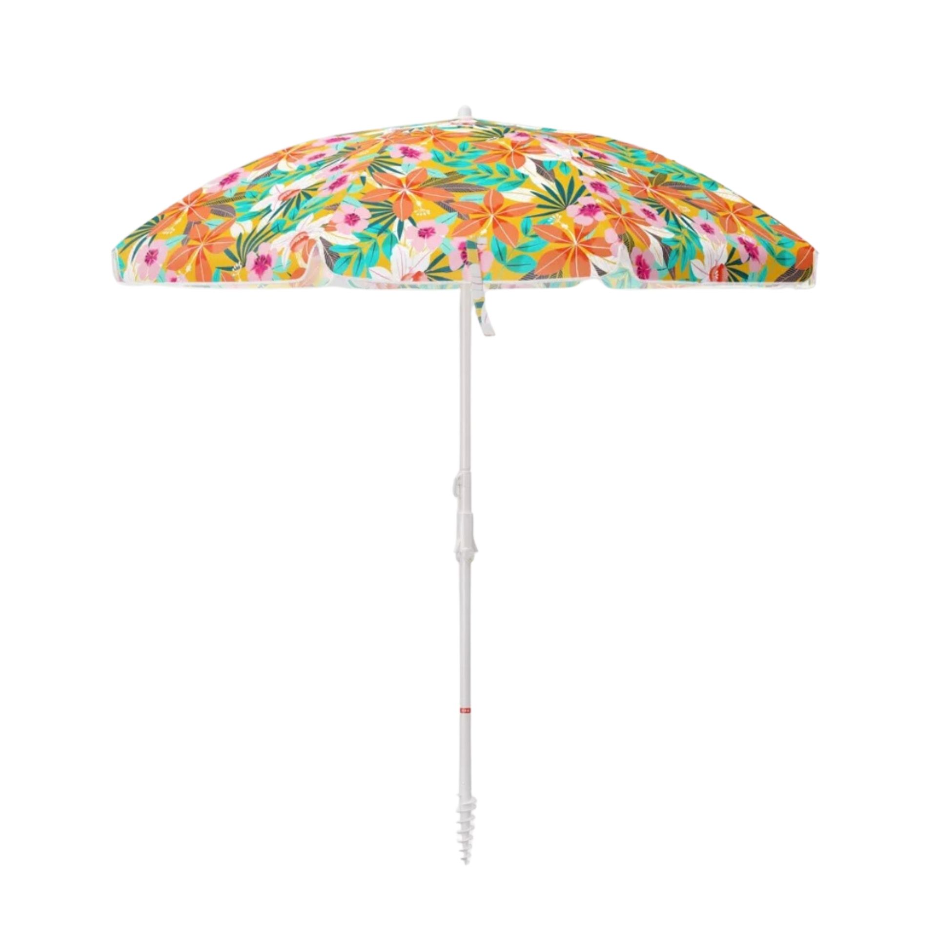 Payung bunga dengan latar belakang putih