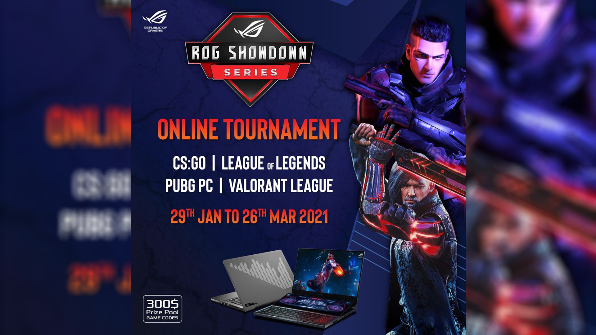 Asus announces ROG Showdown series of online tournaments for 2021 TechRadar