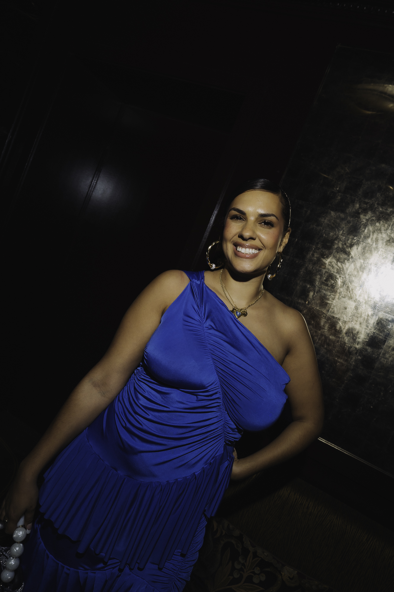 An image from Who What Wear UK's 10 year anniversary party, hosted at Kiyori Bar at Aki London on February 19, 2026 in London, England