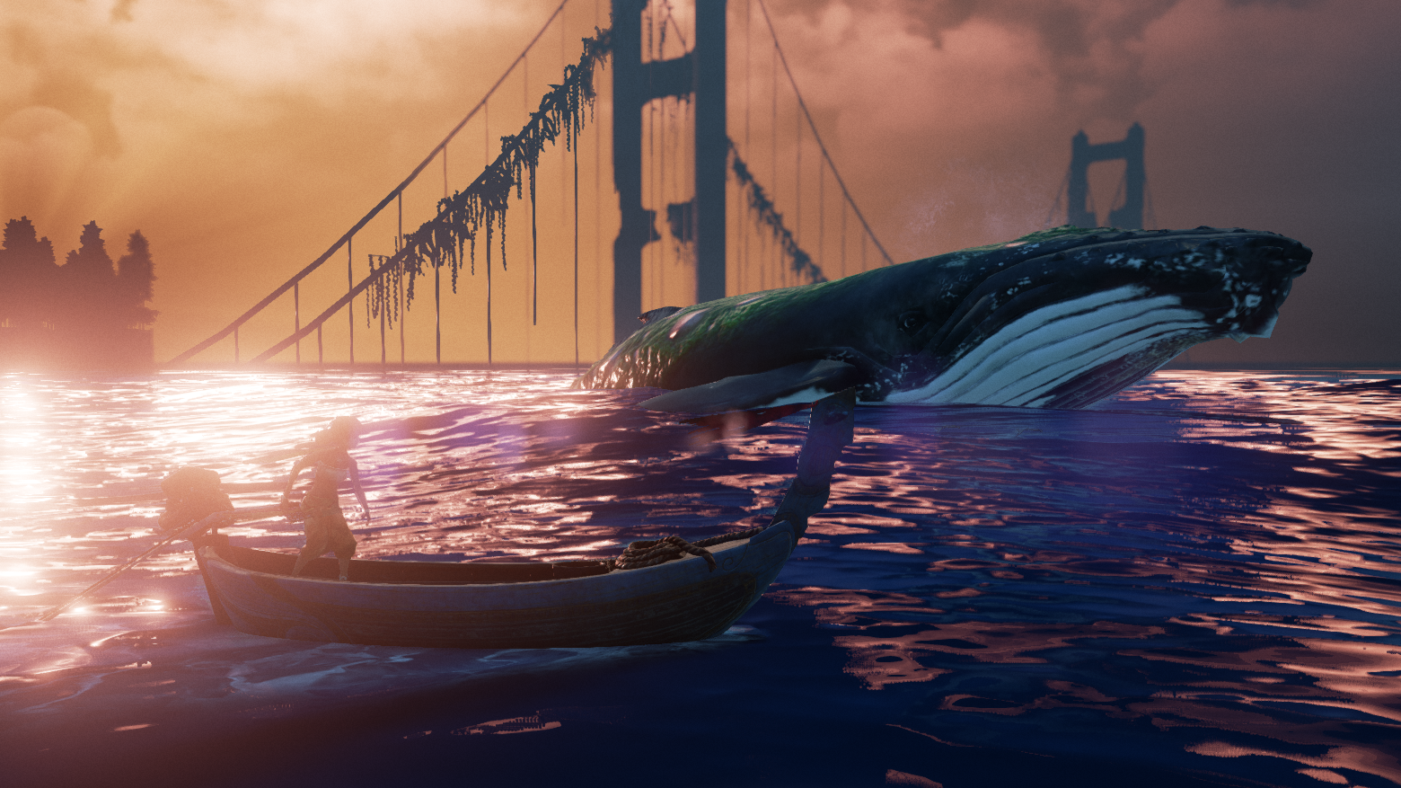 Submerged