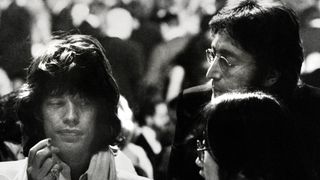 Mick Jagger and John Lennon