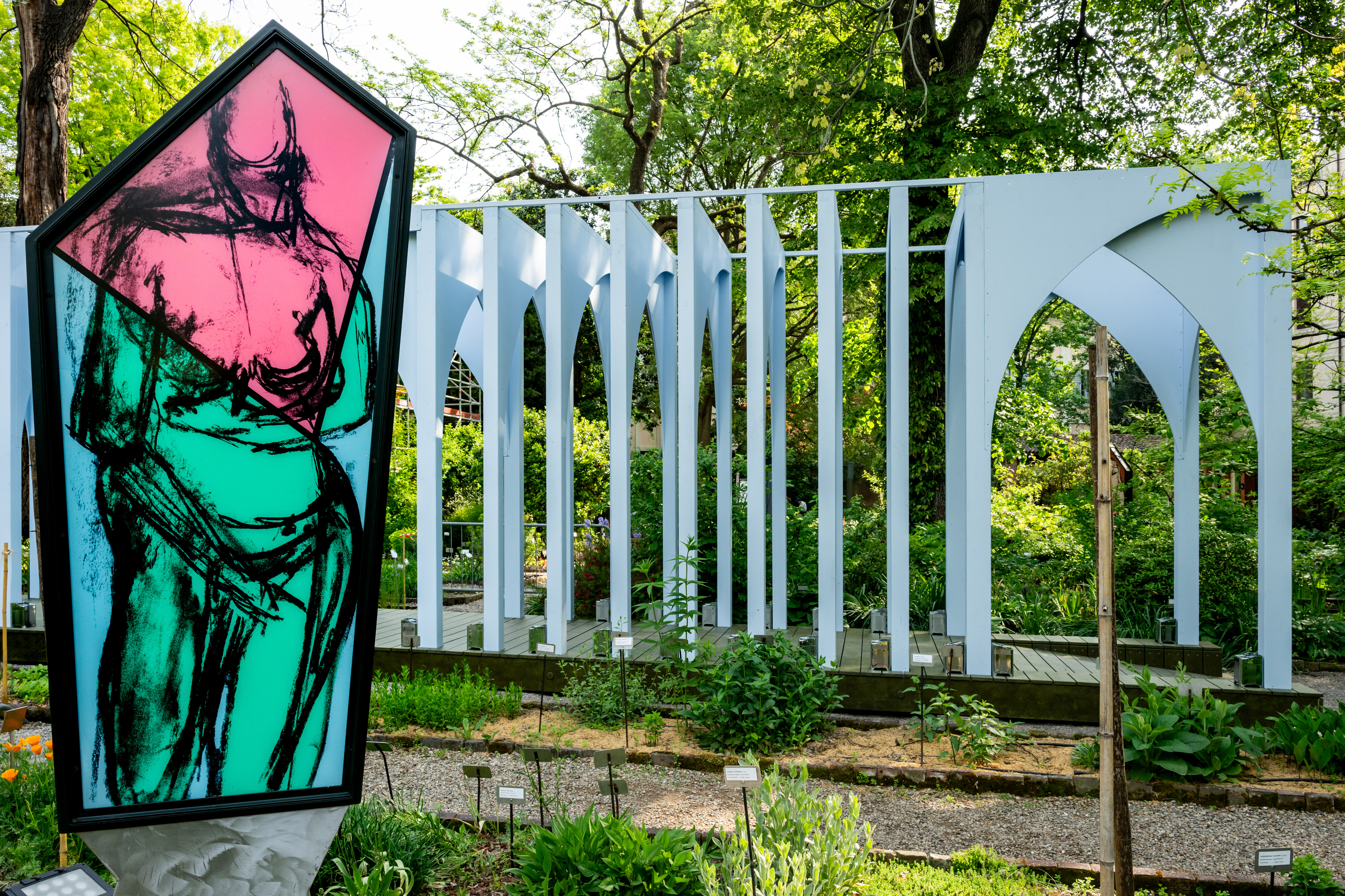 Experiential installation in the form of a garden at Milan Design Week 2026