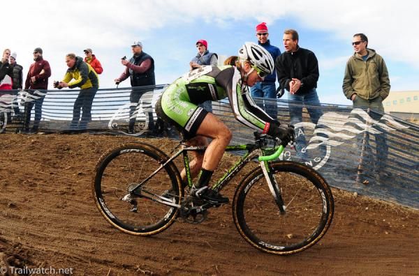 Kaitlin Antonneau (Cannondale) leading the U23 race.