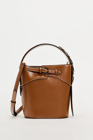 Zara, Bucket Bag with Buckle