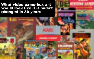 What video game box art would look like if it hadn't changed in 30 years
