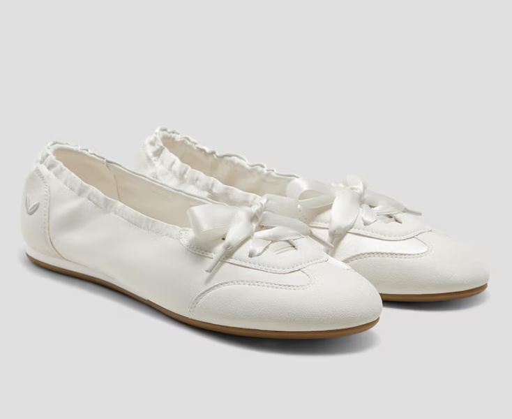 Vivaia, Round-Toe Satin Sneakerina (Yanka)