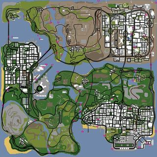 GTA San Andreas Oysters locations map