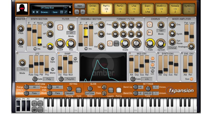 DCAM Amber synth