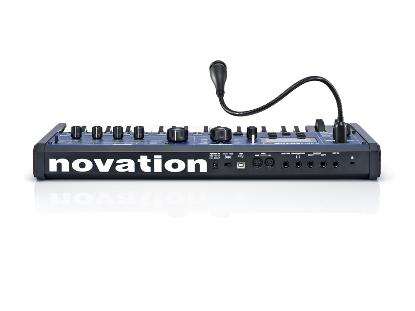 Novation MiniNova rear.