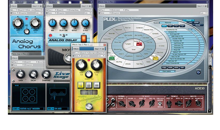 What it lacks in virtual instruments, DP8 more than makes up for in effects capability