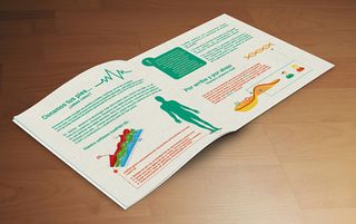 A cheerful brochure design by Jesus Lopez, created for mimo