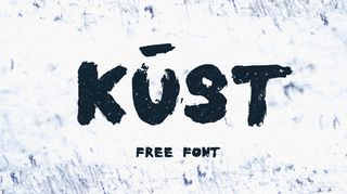 Free brush fonts: Kust