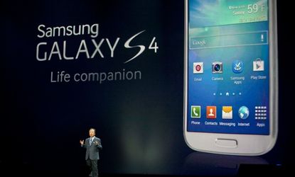 Samsung dropped the roman numerals, their new flagship phone was re-named The Galaxy S4.
