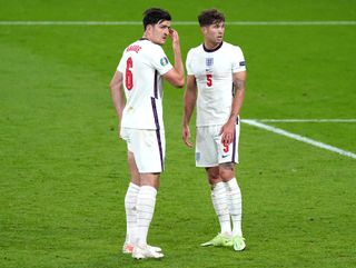 Harry Maguire (left) and John Stones have become an integral part of Gareth Southgate’s England defence.