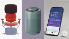 Aniora Chair by DavidHugh, Sans Air Purifier Mini, Lingo glucose monitor