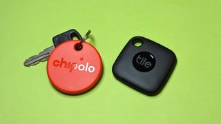 Tile Mate and Chipolo One Bluetooth trackers.