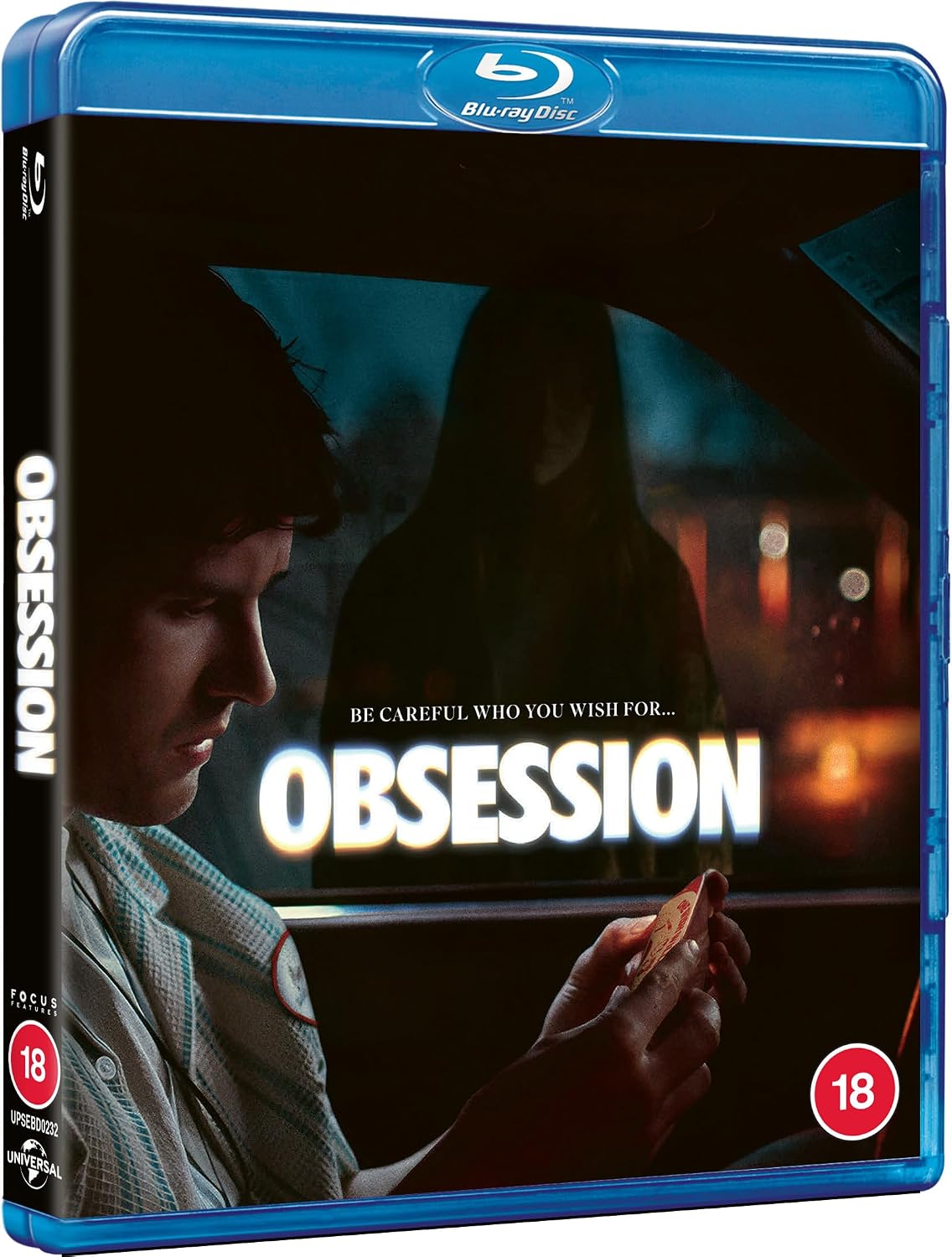 The cover of the Obsession Blu-ray.