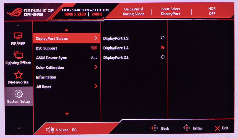 Asus ROG Swift PG27UCDM