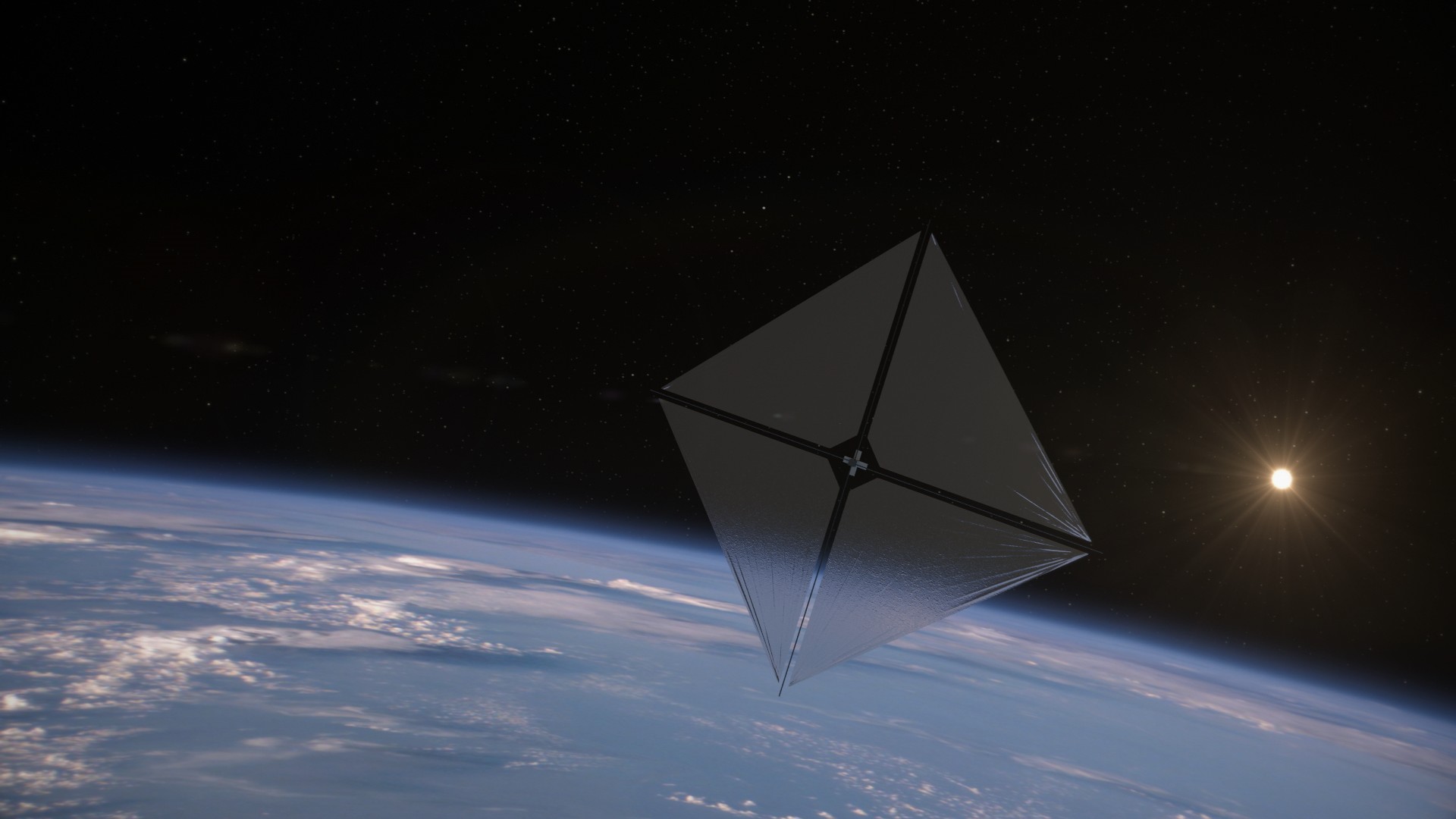 NASA spacecraft captures 1st photo of its giant solar sail while ...