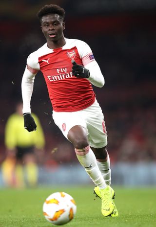 Bukayo Saka is one of Arsenal's emerging talents