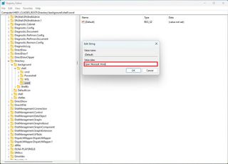 Registry add item context menu