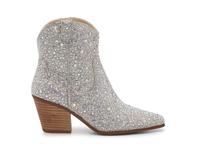 Betsey Johnson Emory Rhinestone Western Boot, $150 | DSW