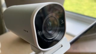 HP 960 4K Streaming Webcam Close-up