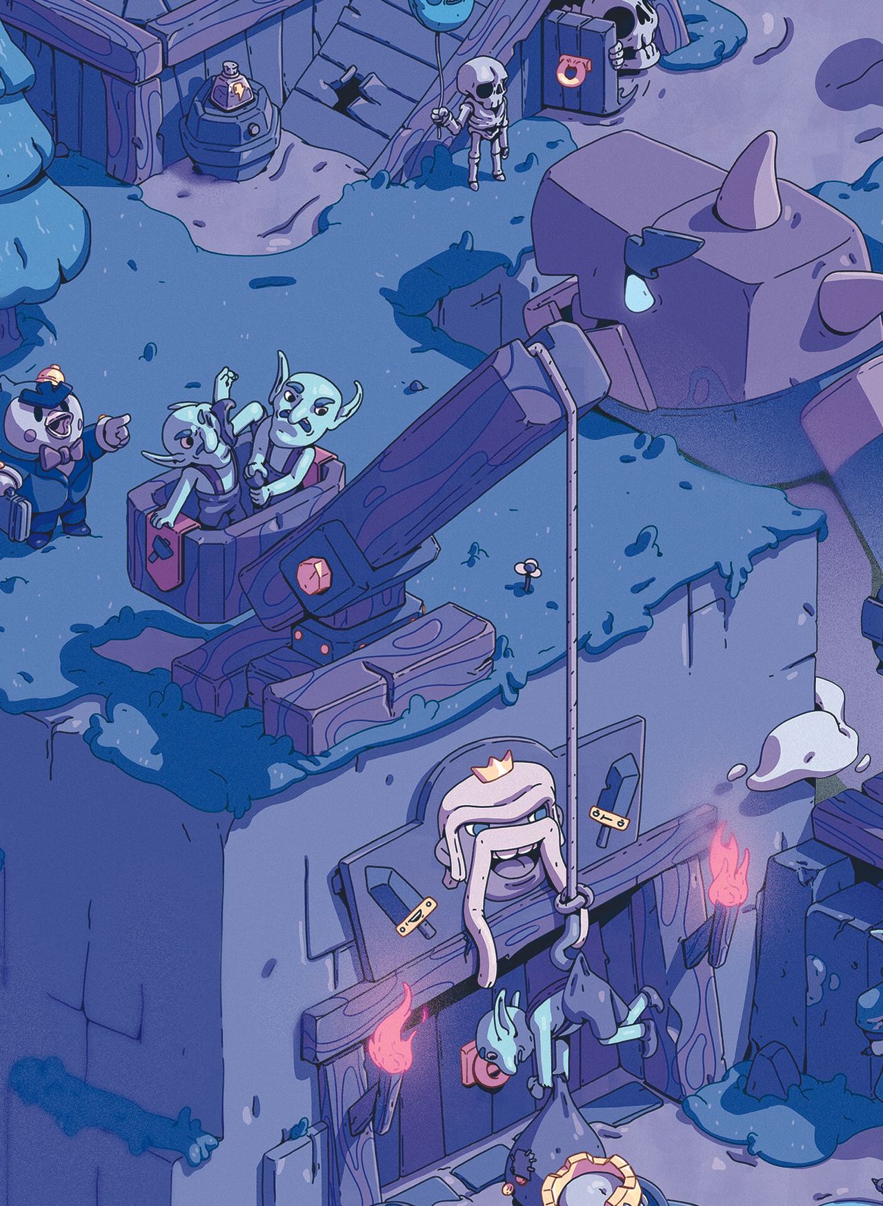 Supercell artwork showing game characters