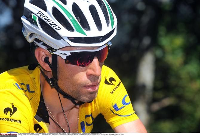 Race leader Vincenzo Nibali (Astana)