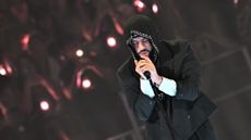 Bad Bunny performs during his "Most Wanted" tour in Atlanta on May 15, 2024.