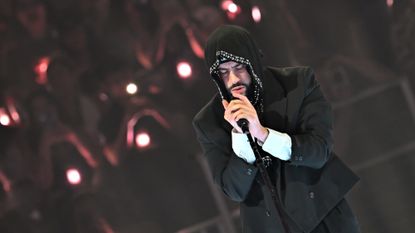 Bad Bunny performs during his "Most Wanted" tour in Atlanta on May 15, 2024.