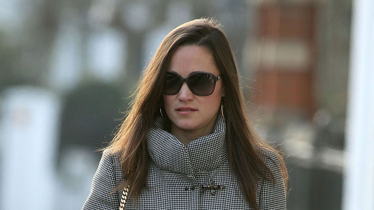 Pippa Middleton is seen on January 17, 2012 in London