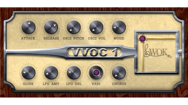 VVOC-1&#039;s interface looks simple and - of course - suitably vintage.