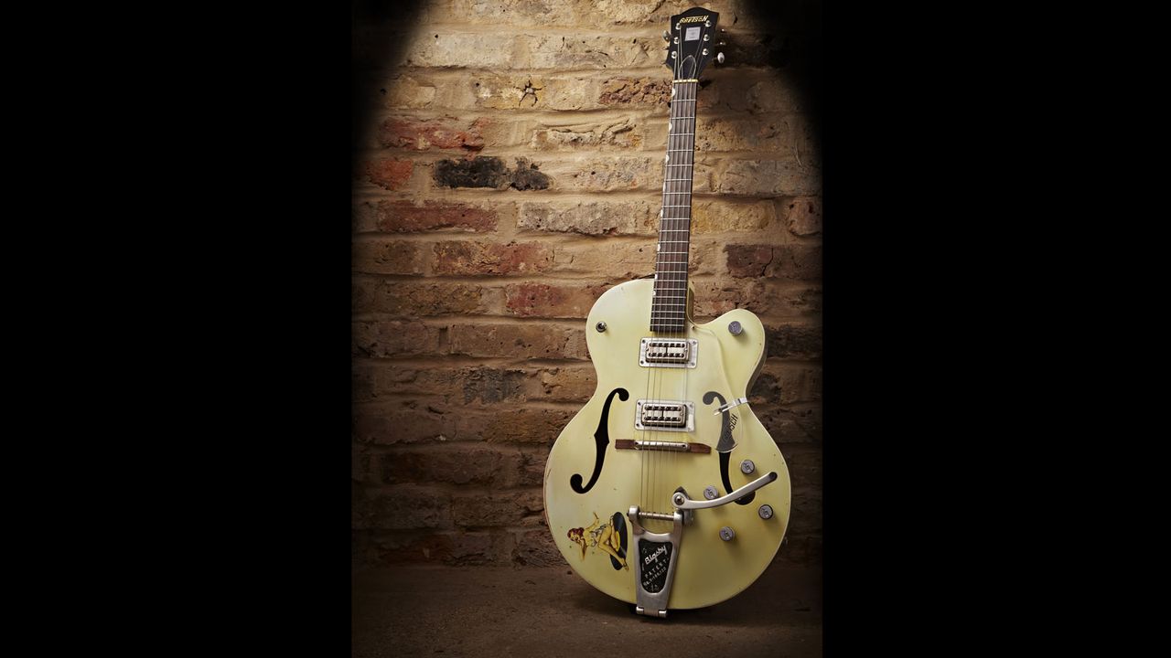 Our example 6118, is known as the Double Anniversary due to its double-pickup configuration