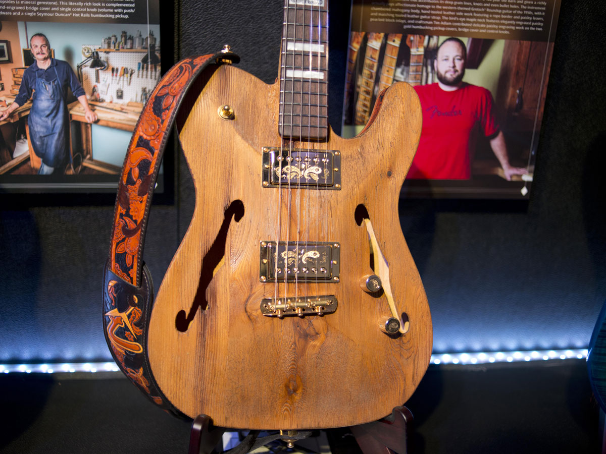 #336 Fender Custom Shop Carved Pine Top Tele Natural