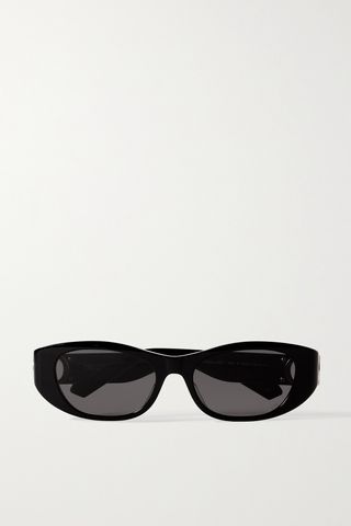 30montaigne S9u Oval-Frame Acetate Sunglasses