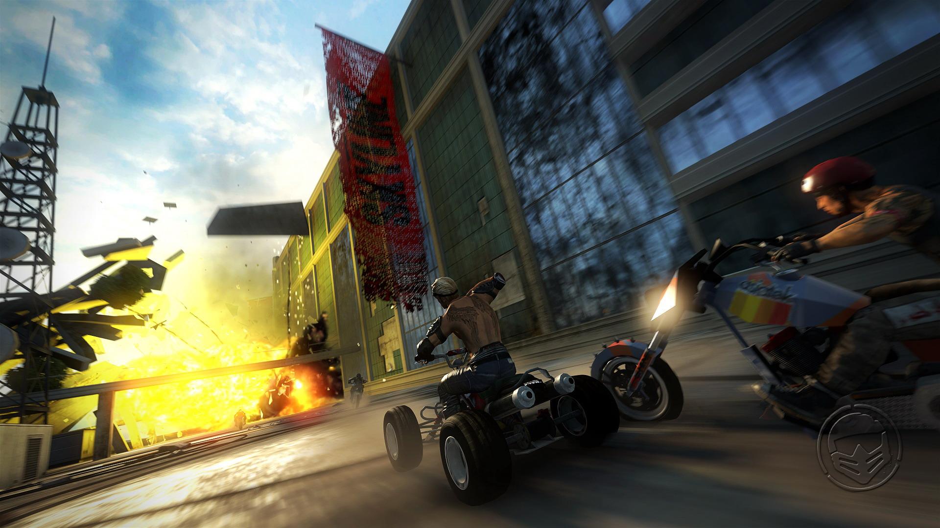 Motorstorm Apocalypse 4 player split-screen gameplay offline PS3 