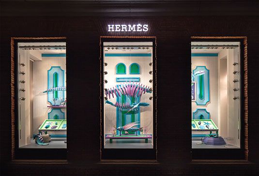Luxury store gets a magical papercraft window display | Creative Bloq
