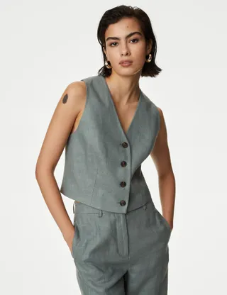 Linen Waistcoat