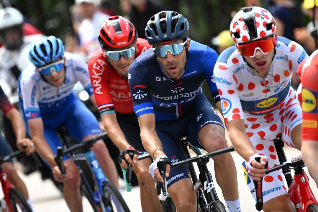 Groupama FDJ&rsquo;s Thibault Pinot chased his way into the breakaway