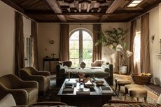An earthy living room