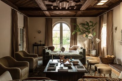 An earthy living room
