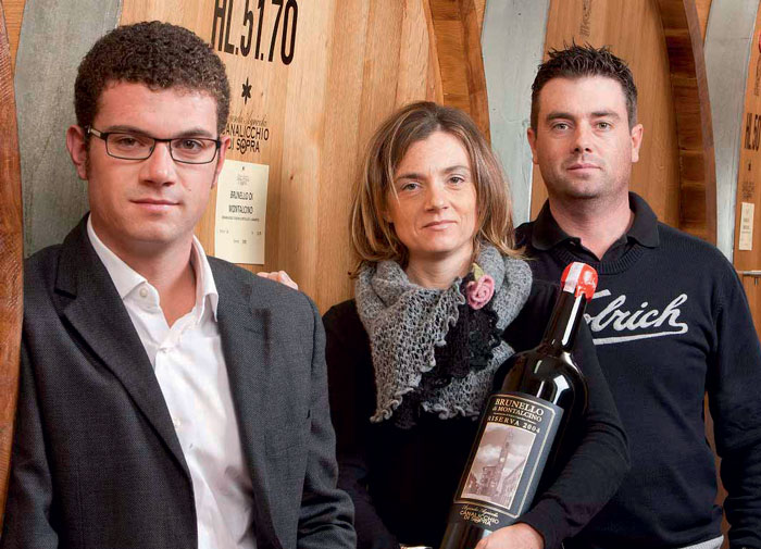 Siblings Francesco, Simonetta and Marco Ripaccioli run Canalicchio di Sopra